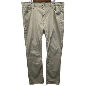 Levis 541 Athletic Taper Pants Mens 44x36 (44x 33.25) Khaki Tan Cotton Blend